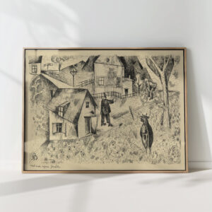 end of the workday holiday evening albert bloch high quality print