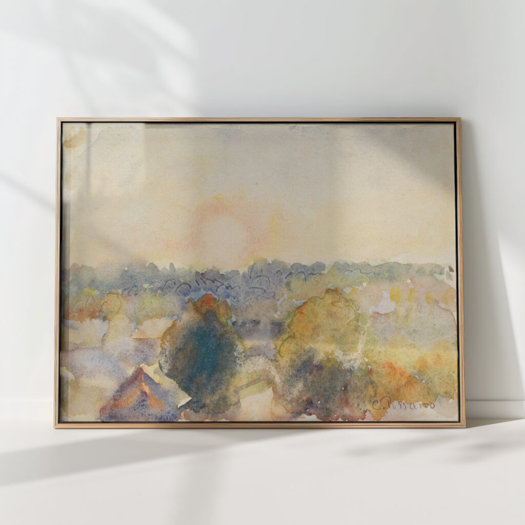 eragny 1892 camille pissarro high quality print
