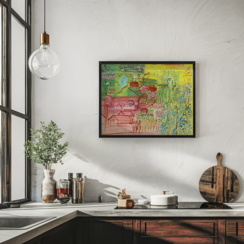 etude pour la fee electricite Raoul Dufy 6 mockup