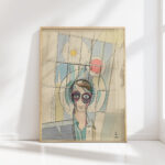 euphoria self portrait 1941 karl wiener high quality print