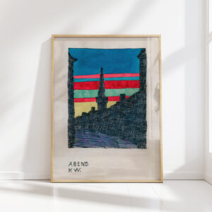 evening around 1921 karl wiener high quality print