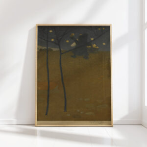 evening bell vojtech preissig high quality print