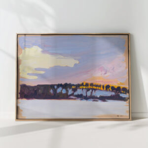 evening landscape 1899 akseli gallen kallela high quality print