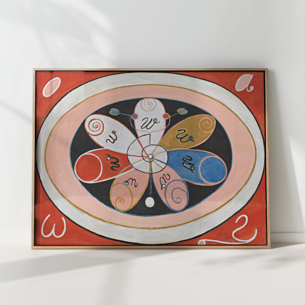 evolution no 15 group iv the seven pointed stars 1907 hilma af klint high quality print
