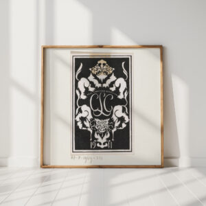 ex libris of carel lion cachet 3 1941 carel adolph lion cachet high quality print