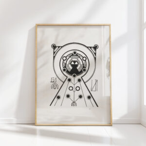 ex libris of jfn 1910 samuel jessurun de mesquita high quality print