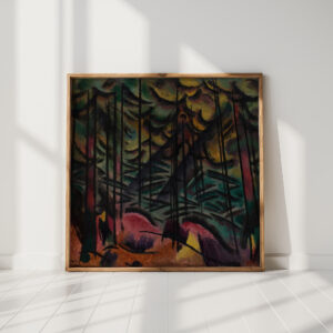 expressive firs 1924 johann walter kurau high quality print
