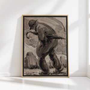 extract from the series the man with the stone 1922 alfred ost high quality print