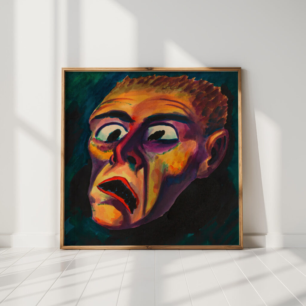 face around 1928 karl wiener high quality print
