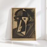 face from cinema josef capek high quality print