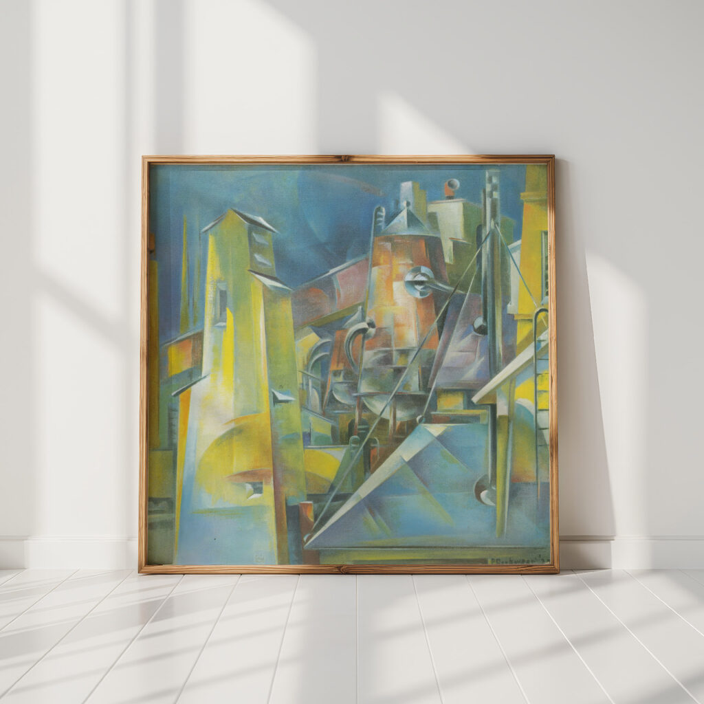 factory circa 1920 preston dickinson high quality print
