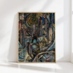 factory town circa 1920 leon chwistek high quality print