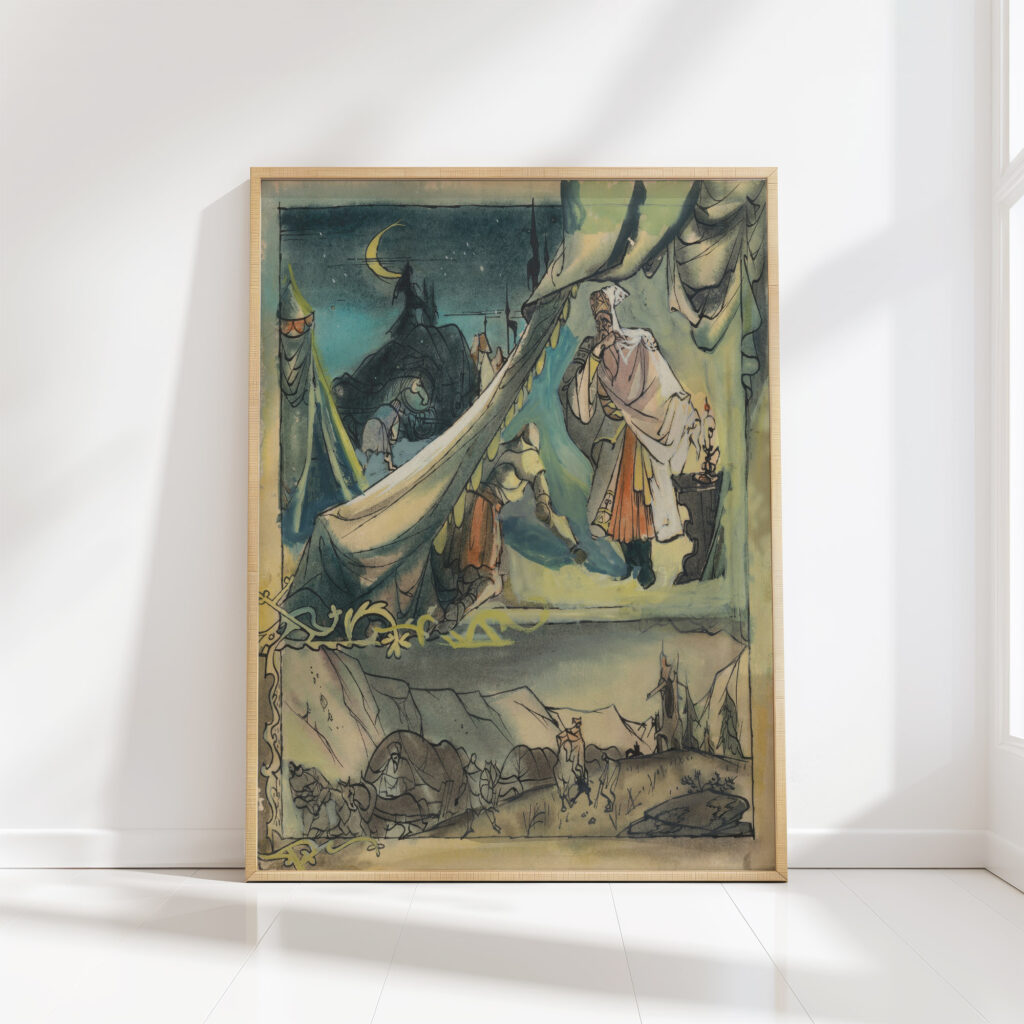 fairy tale illustration jan novak high quality print