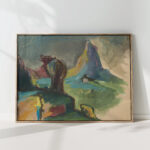 fairytale landscape david and goliath jan novak high quality print