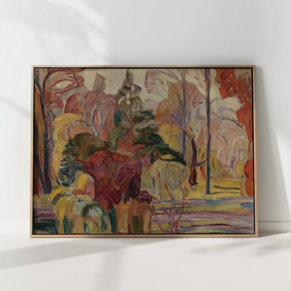 fall scene abraham manievich high quality print