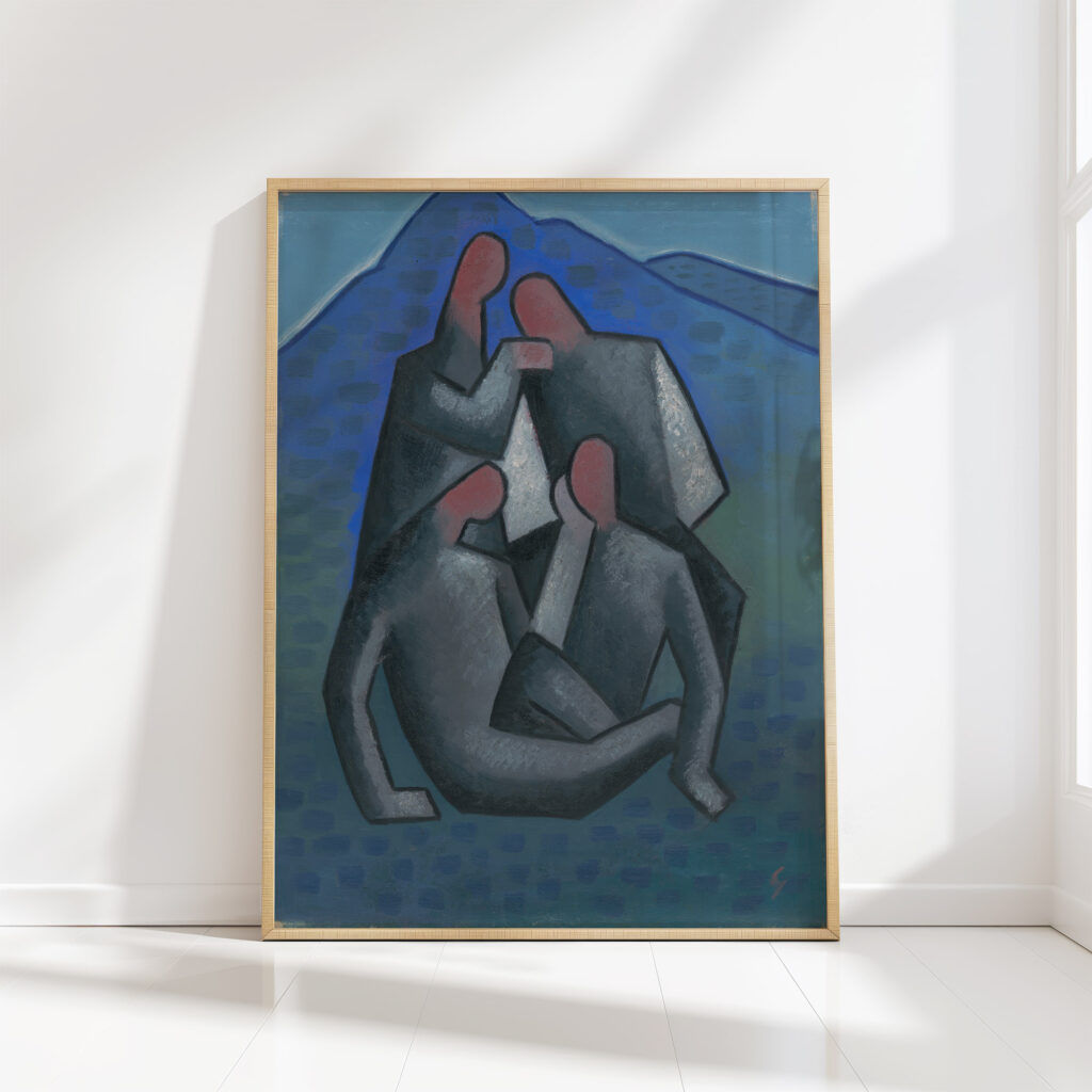 family rodina 1927 mikulas galanda high quality print