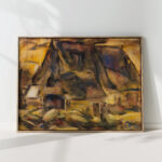 farmhouse in holstein 1922 christian rohlfs high quality print