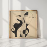 female bust 1920 angelika hoerle high quality print