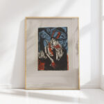 fights torments of love 1915 ernst ludwig kirchner high quality print