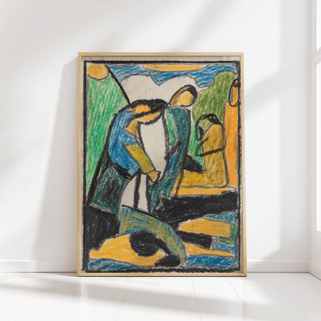 figural composition 1 1930 adolf holzel high quality print