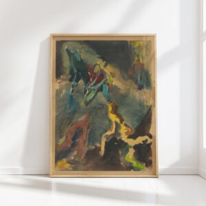 figural composition fight 1940 1944 jan novak high quality print
