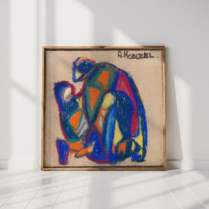 figural sketch the lost son 1925 adolf holzel high quality print