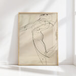 figure bending backwards 1931 oskar schlemmer high quality print
