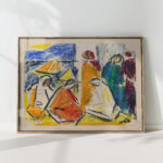 figure group august ludwig schmitt high quality print