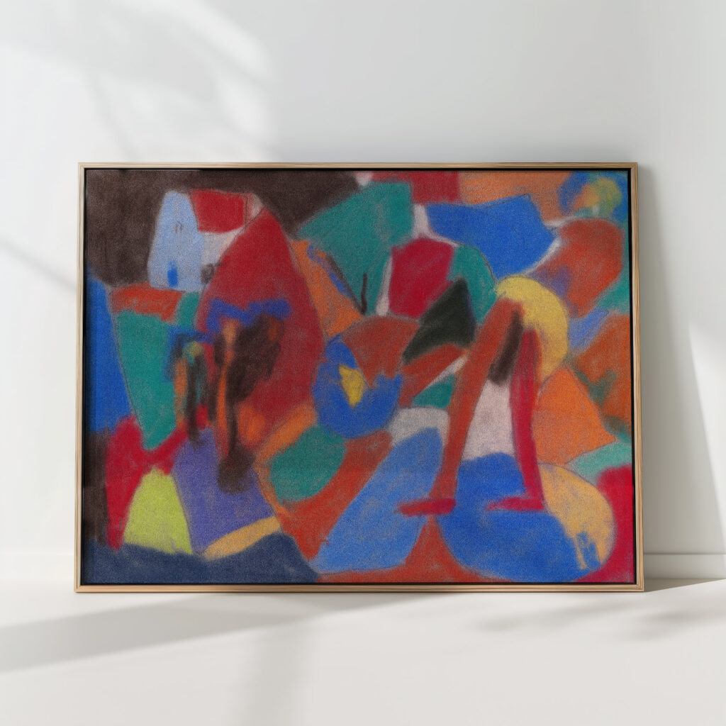 figure in landscape 1930 adolf holzel high quality print