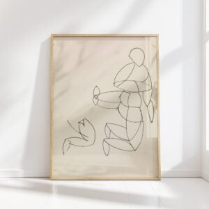 figure study 2 1910 1915 henri gaudier brzeska high quality print