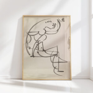 figure study 4 1910 1915 henri gaudier brzeska high quality print