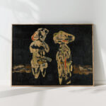 figures circa 1946 49 jankel adler high quality print