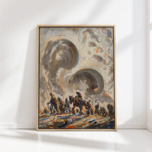 figures in a landscape 1924 alfred ost high quality print