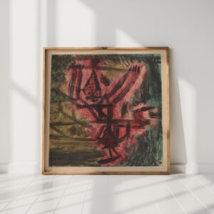 fire clown i fire clown 1921 paul klee high quality print