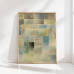 first house of a settlement 1926 paul klee high quality print first house of a settlement 1926 paul klee high quality print