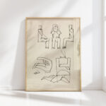 five figure studies 1910 1915 henri gaudier brzeska high quality print