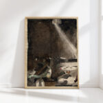 five oclock tea in the morgue 1935 karlis padegs high quality print