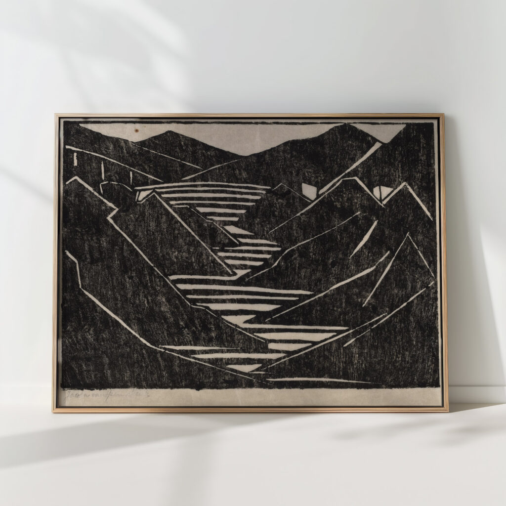 fjord 1916 jacoba van heemskerck high quality print