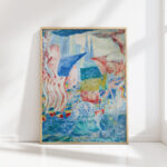 flags 1918 theodore earl butler high quality print