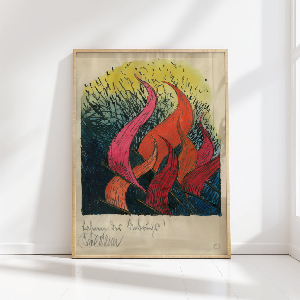 flags of change around 1923 karl wiener high quality print