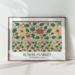 floral art print flower market design for decor