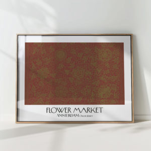 floral artwork print flower market by owen jones