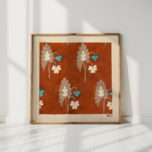 floral design for printed textile pl xlii 1800 1818 unknown