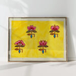 floral design for printed textile pl xxvii 1800 1818 unknown