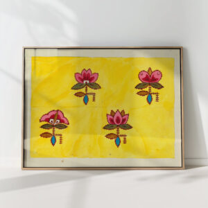 floral design for printed textile pl xxvii 1800 1818 unknown