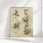 floral design for printed textile pl xxxi 1800 1818 unknown