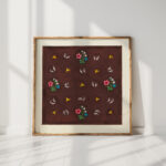 floral design for printed textile pl xxxvii 1800 1818 unknown