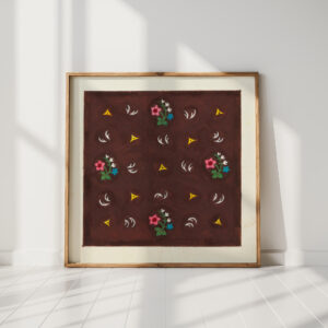 floral design for printed textile pl xxxvii 1800 1818 unknown