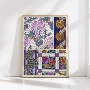 floral designs new colors pl06 1925 emile allain seguy high quality print