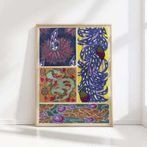 floral designs new colors pl13 1925 emile allain seguy high quality print